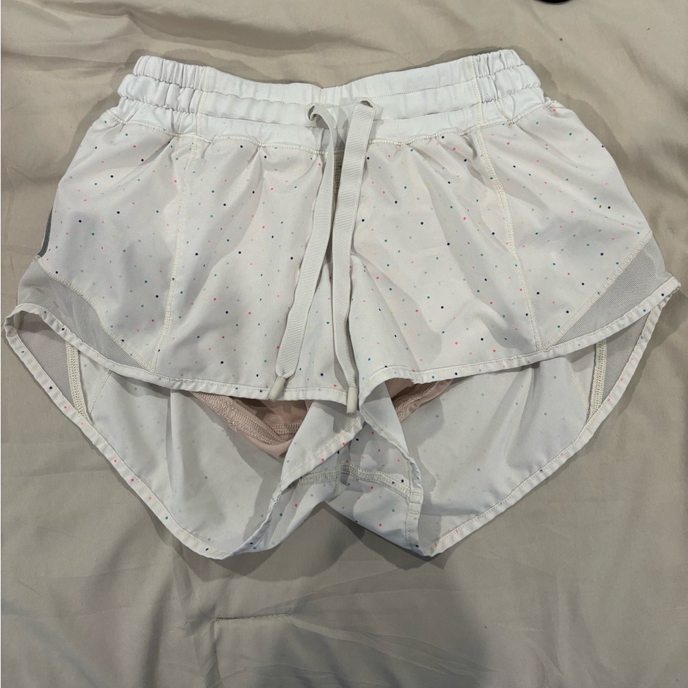 Lululemon polka dot shorts. Size 2. Perfect condition